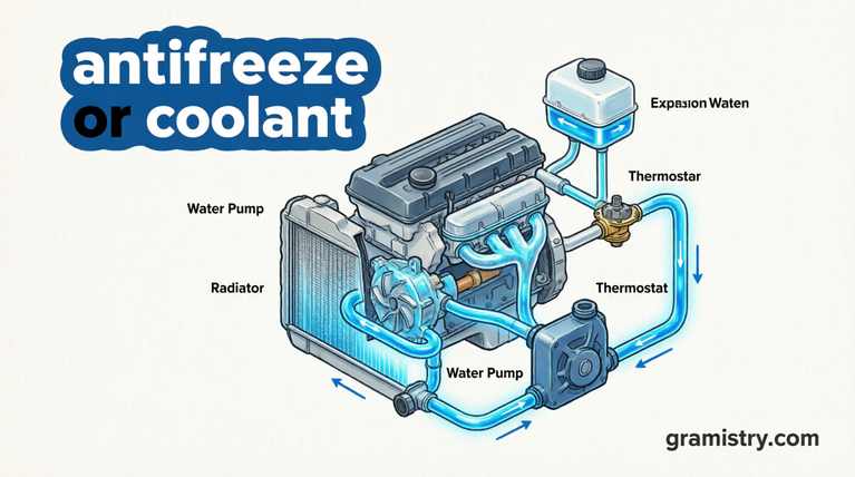 antifreeze or coolant