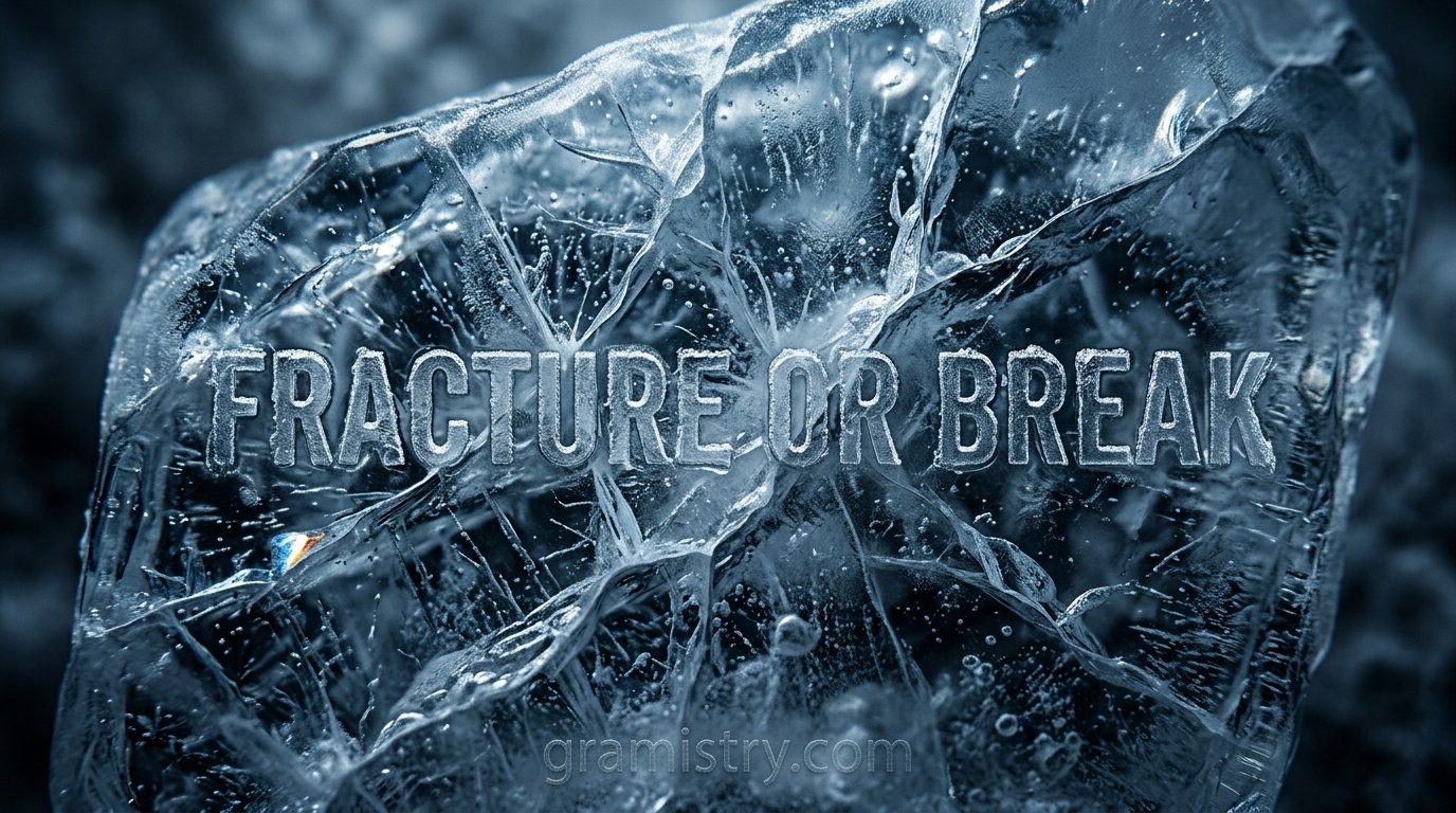fracture or break