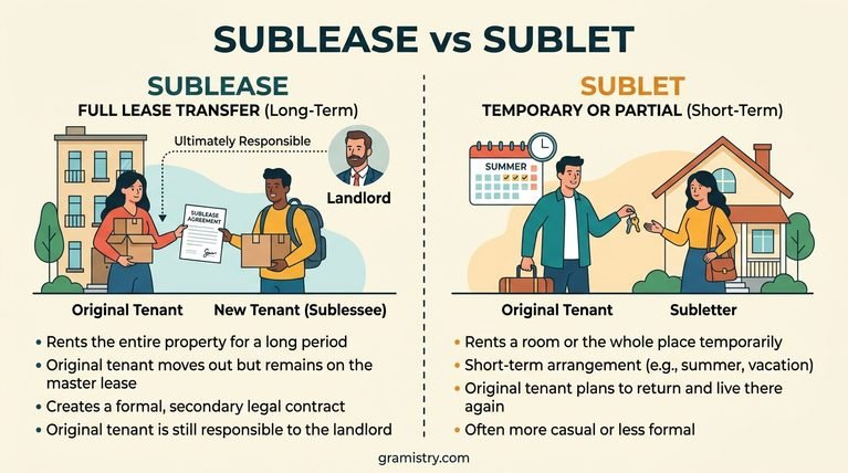 sublease or sublet