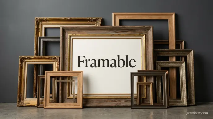 framable or frameable